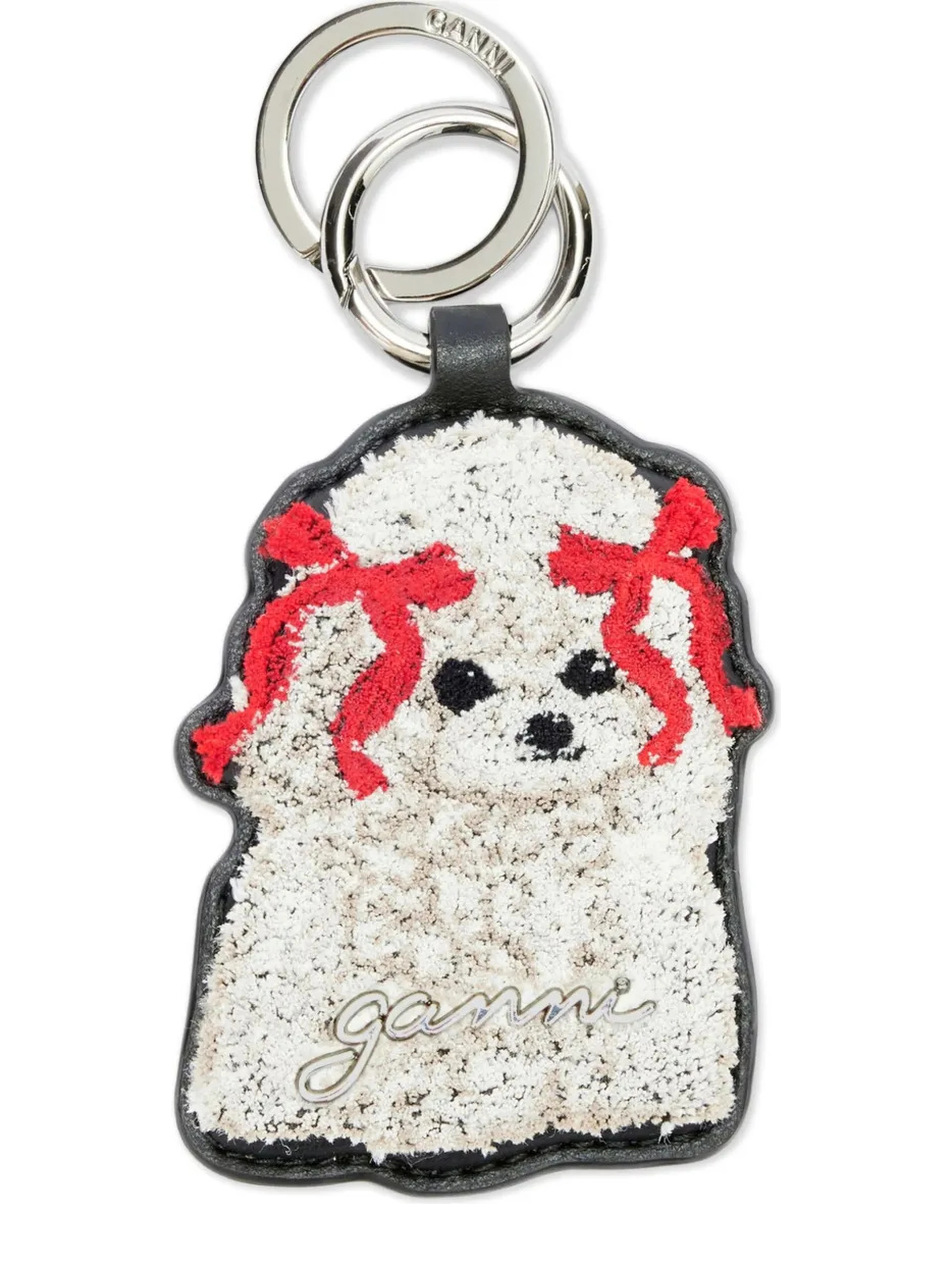 GANNI Keychains Black