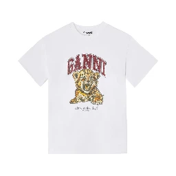 GANNI T-shirts and Polos White