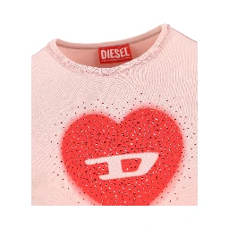 Diesel T-shirts and Polos Pink