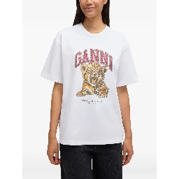 GANNI T-shirts and Polos White