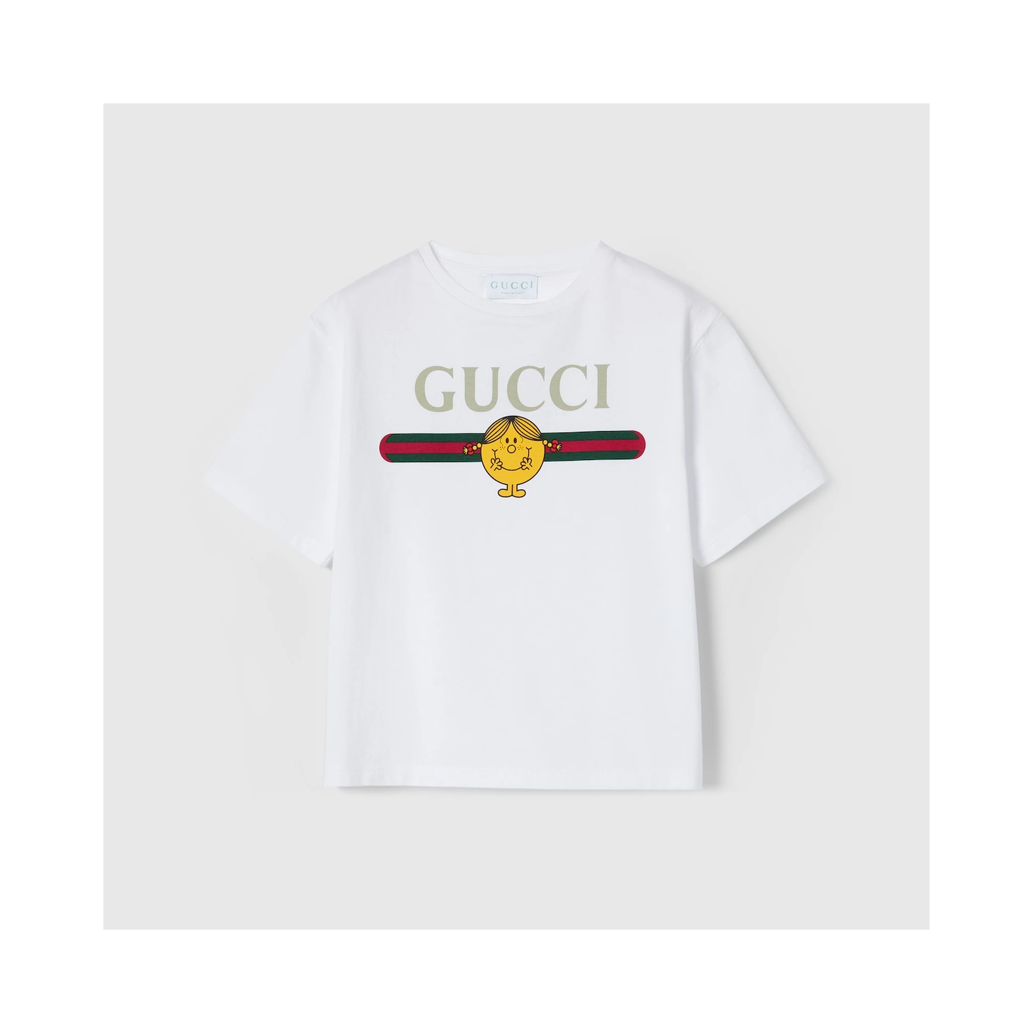 تيشيرتات وبولو بيضاء للأطفال من غوتشي
