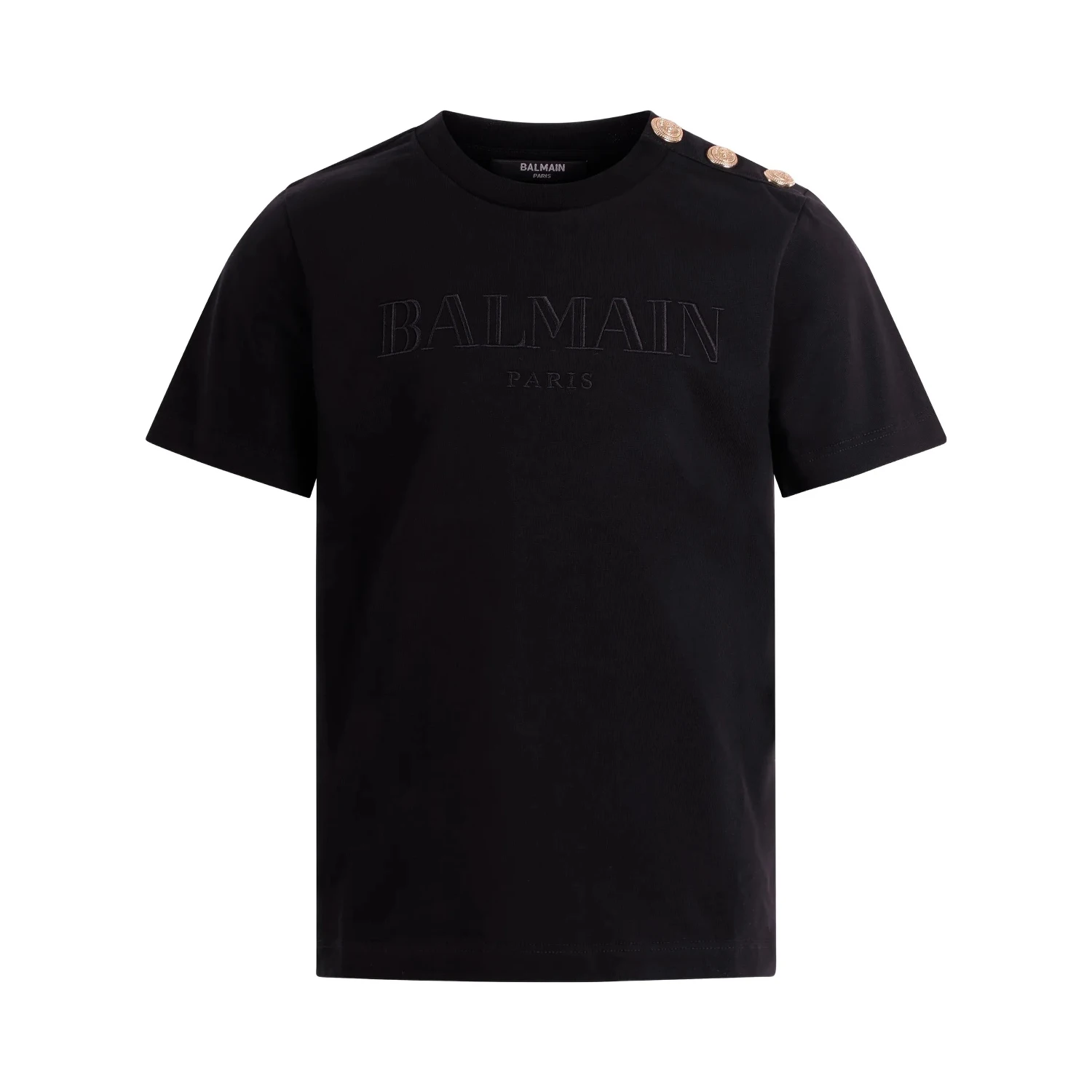 Balmain T-shirts and Polos Black