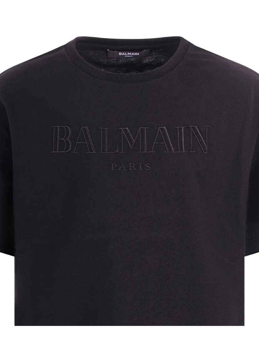 Balmain T-shirts and Polos Black