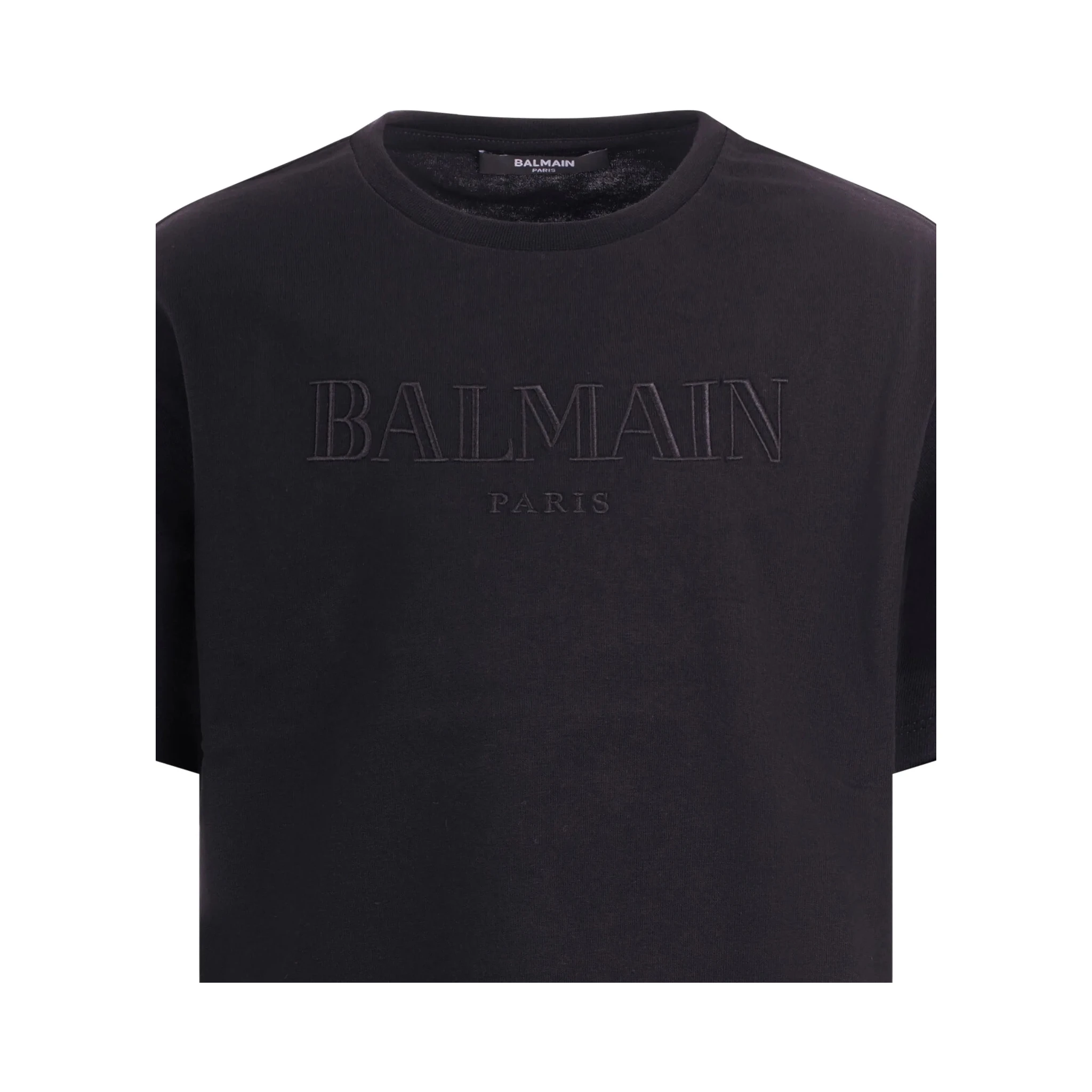 Balmain T-shirts and Polos Black