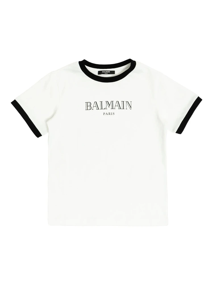 Balmain T-shirts and Polos White