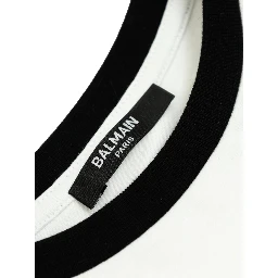 Balmain T-shirts and Polos White