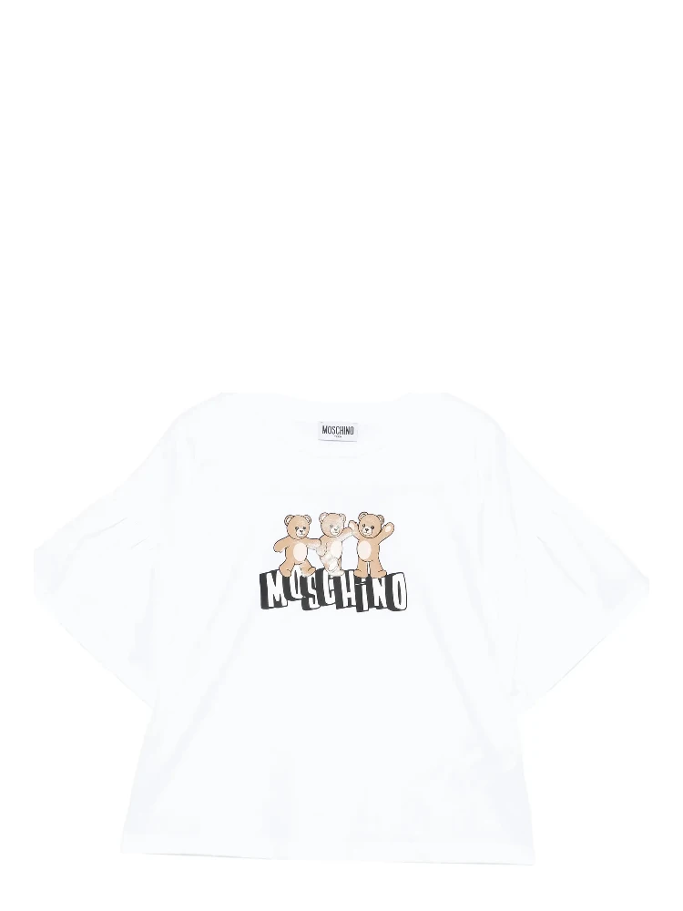 MOSCHINO KIDS T-shirts and Polos White