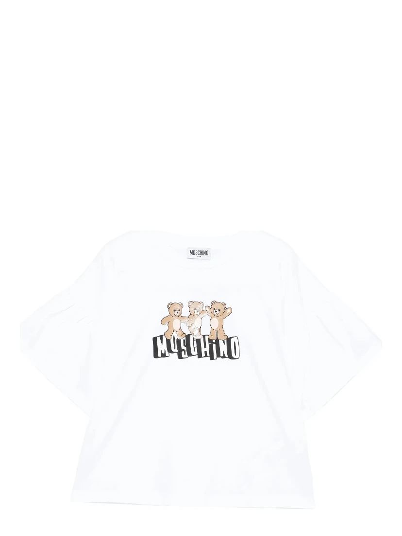 MOSCHINO KIDS T-shirts and Polos White