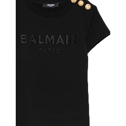 Balmain T-shirts and Polos Black
