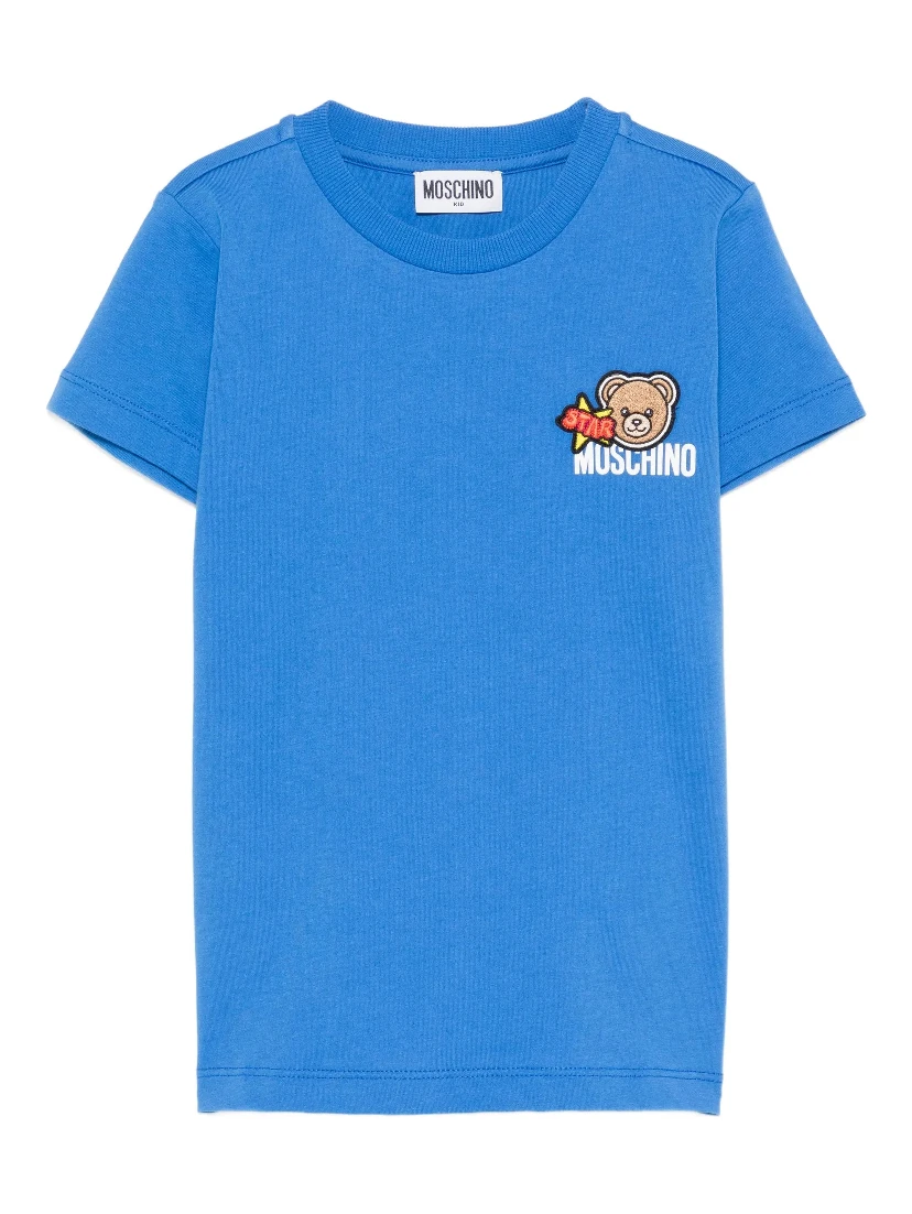 MOSCHINO KIDS T-shirts and Polos Blue