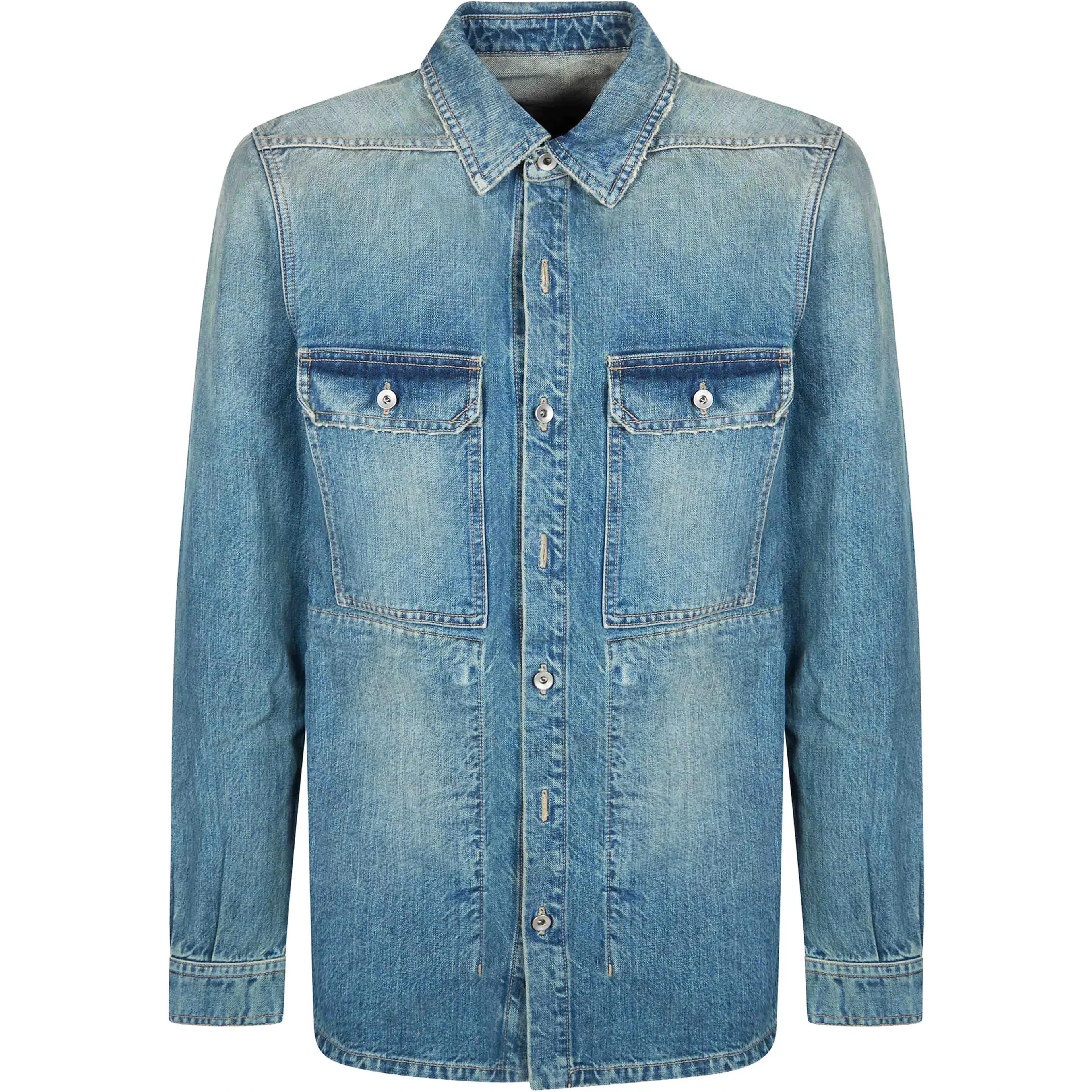 RICK OWENS DRKSHDW Shirts Blue
