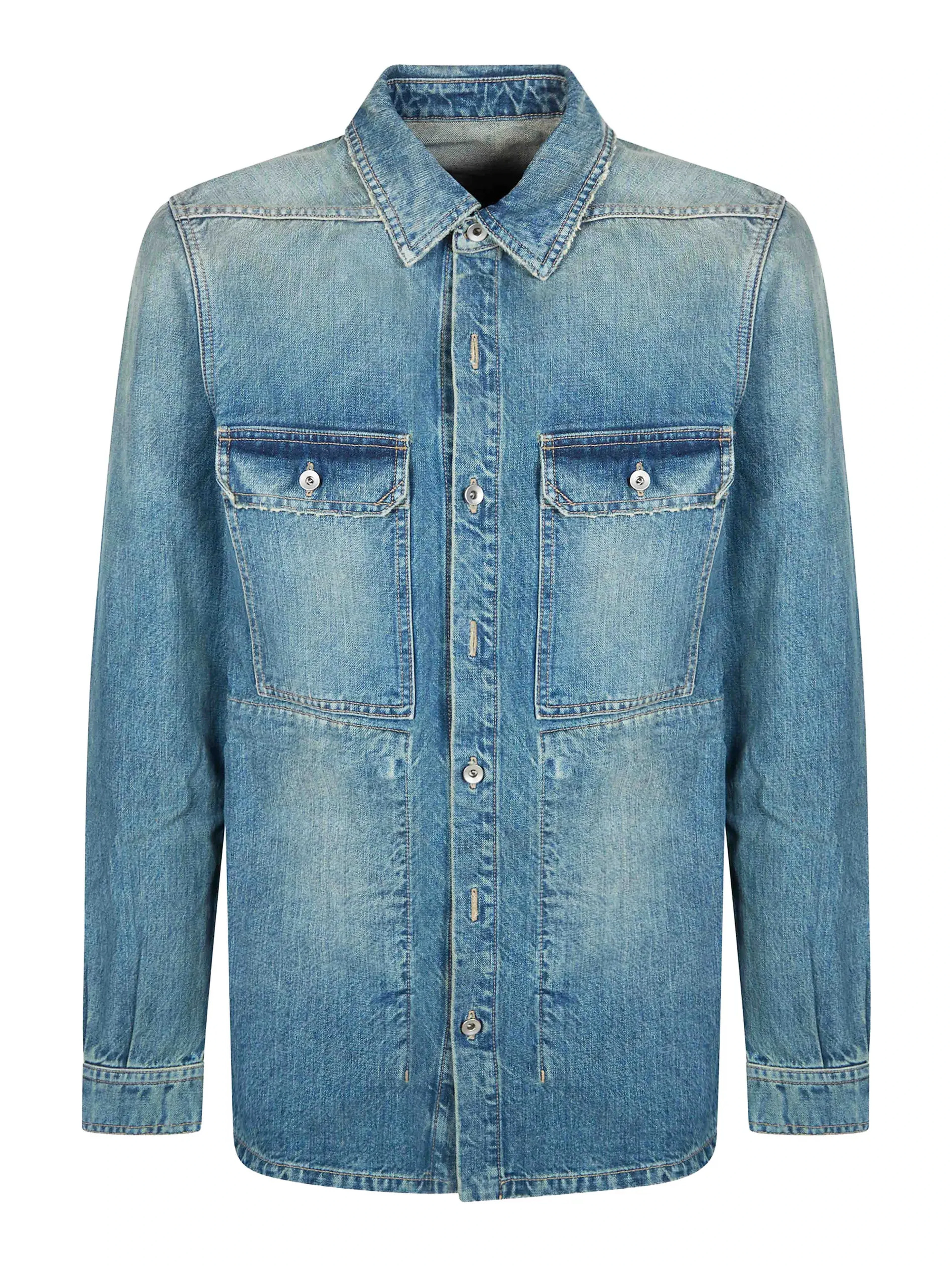 RICK OWENS DRKSHDW Shirts Blue