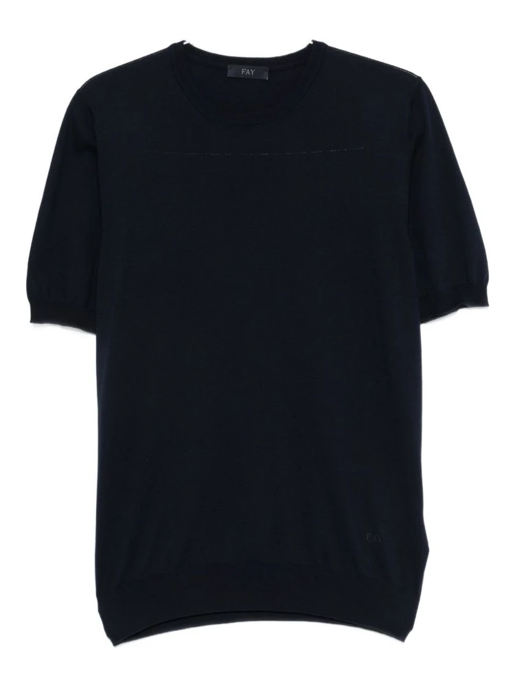 Fay T-shirts and Polos Blue