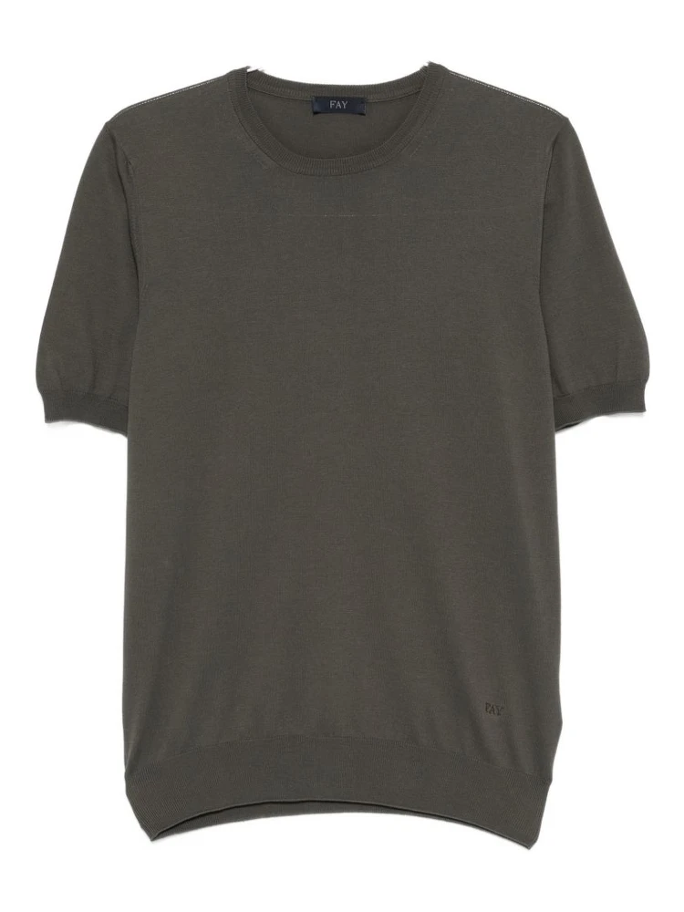Fay T-shirts and Polos Beige
