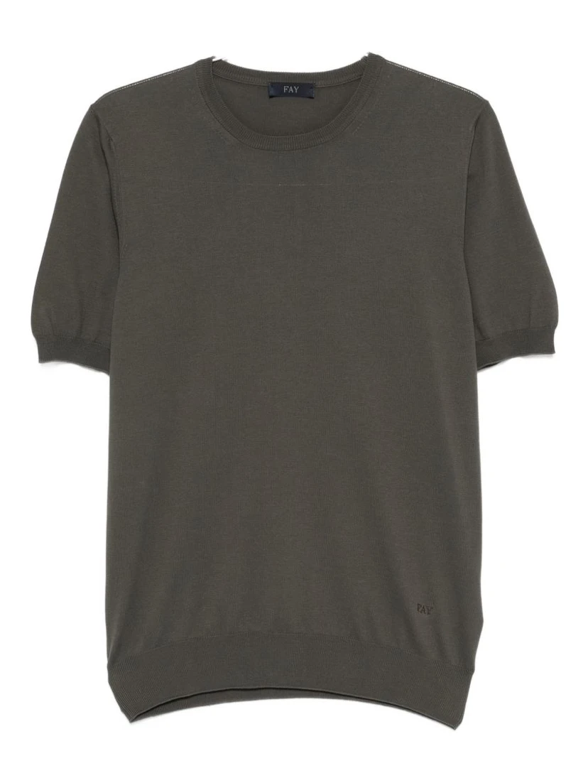 Fay T-shirts and Polos Beige