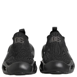 Black Slip On Wave Low Top Sneakers Shoes