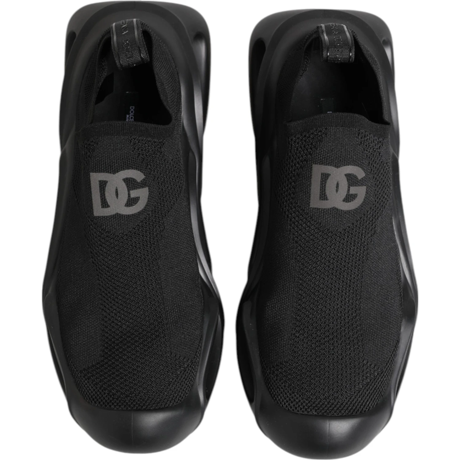 Black Slip On Wave Low Top Sneakers Shoes