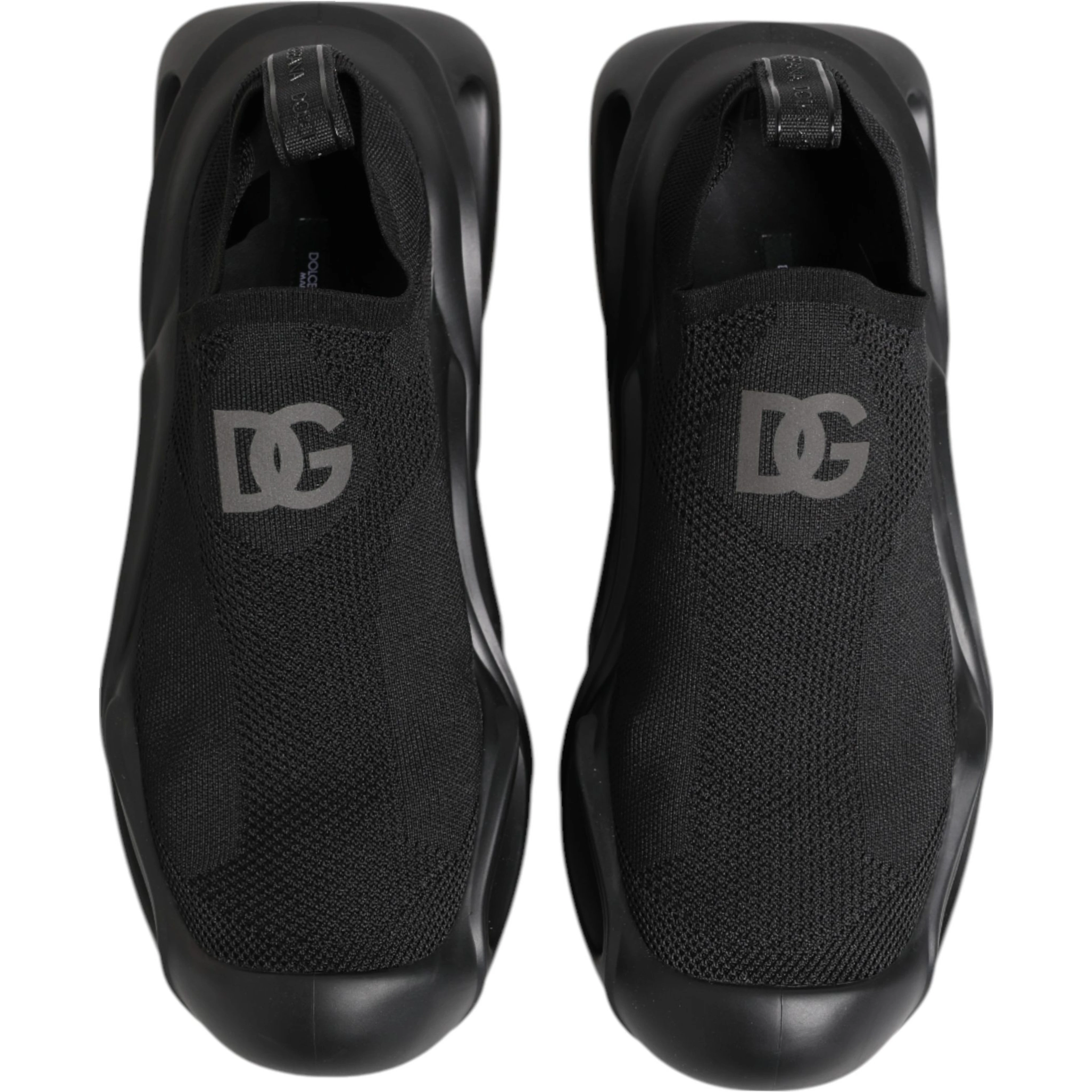 Black Slip On Wave Low Top Sneakers Shoes