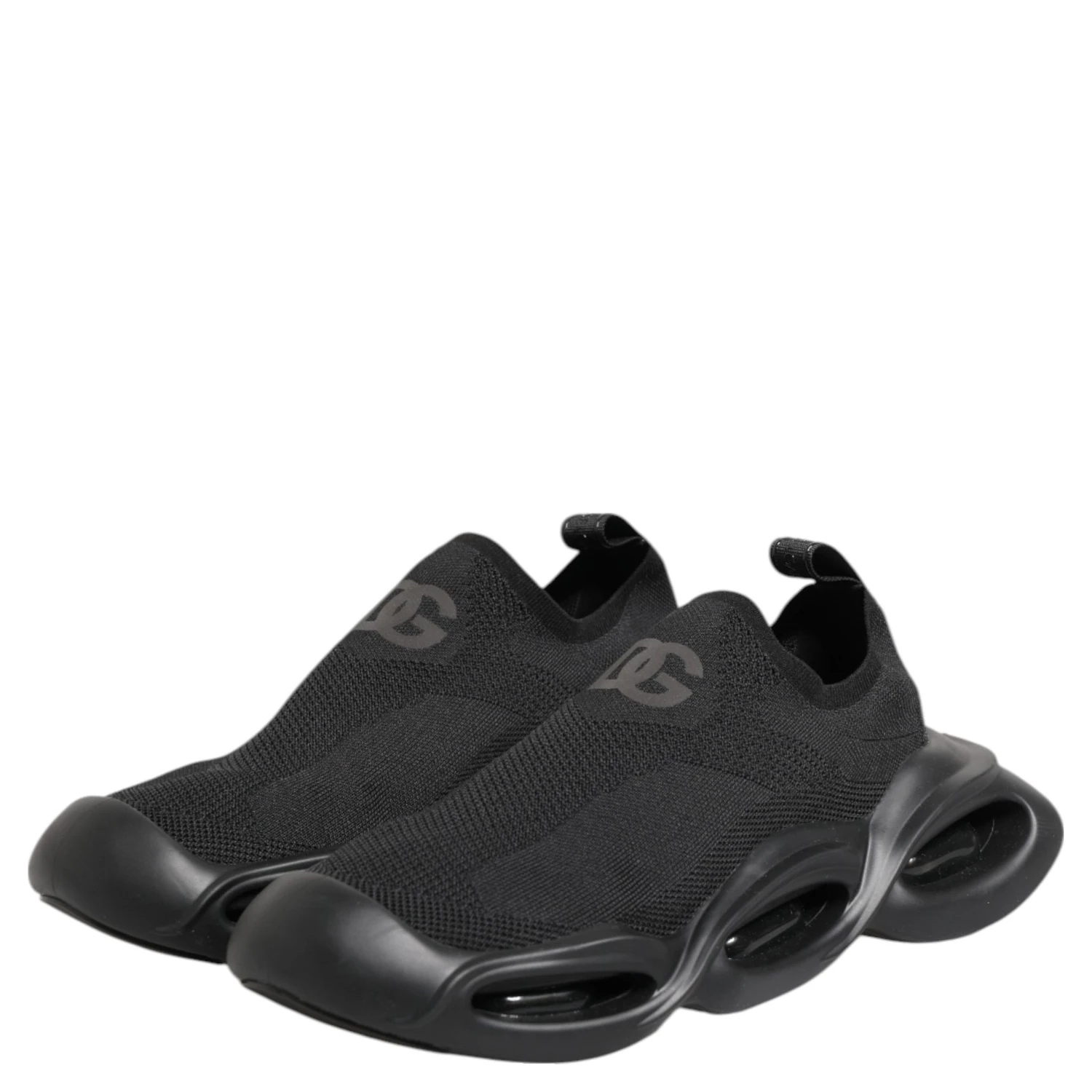 Black Slip On Wave Low Top Sneakers Shoes