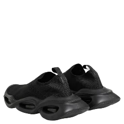 Black Slip On Wave Low Top Sneakers Shoes