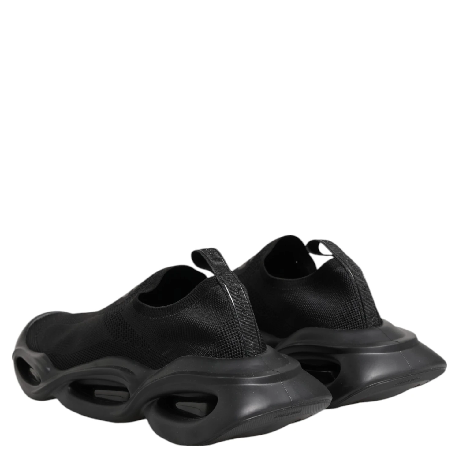 Black Slip On Wave Low Top Sneakers Shoes