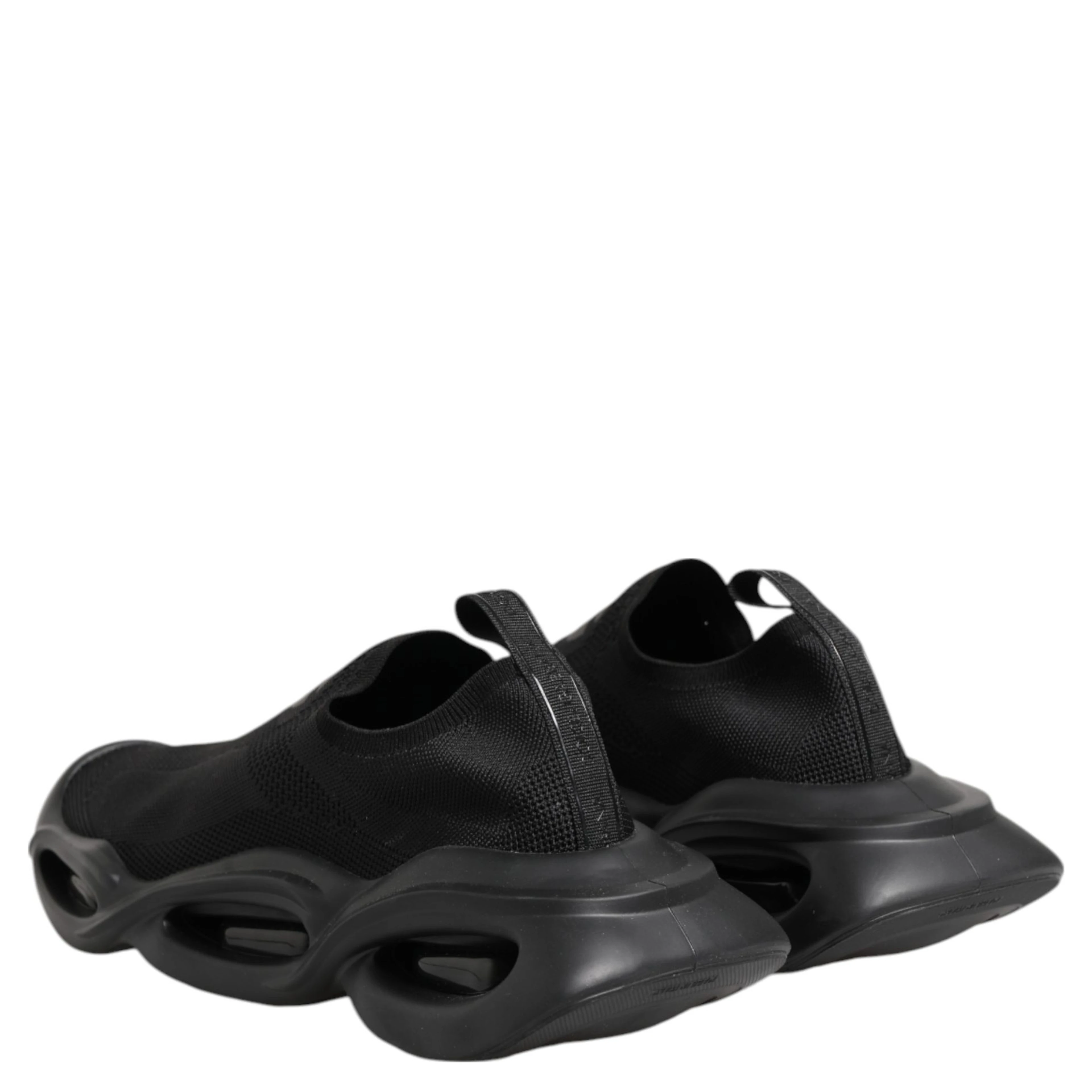 Black Slip On Wave Low Top Sneakers Shoes