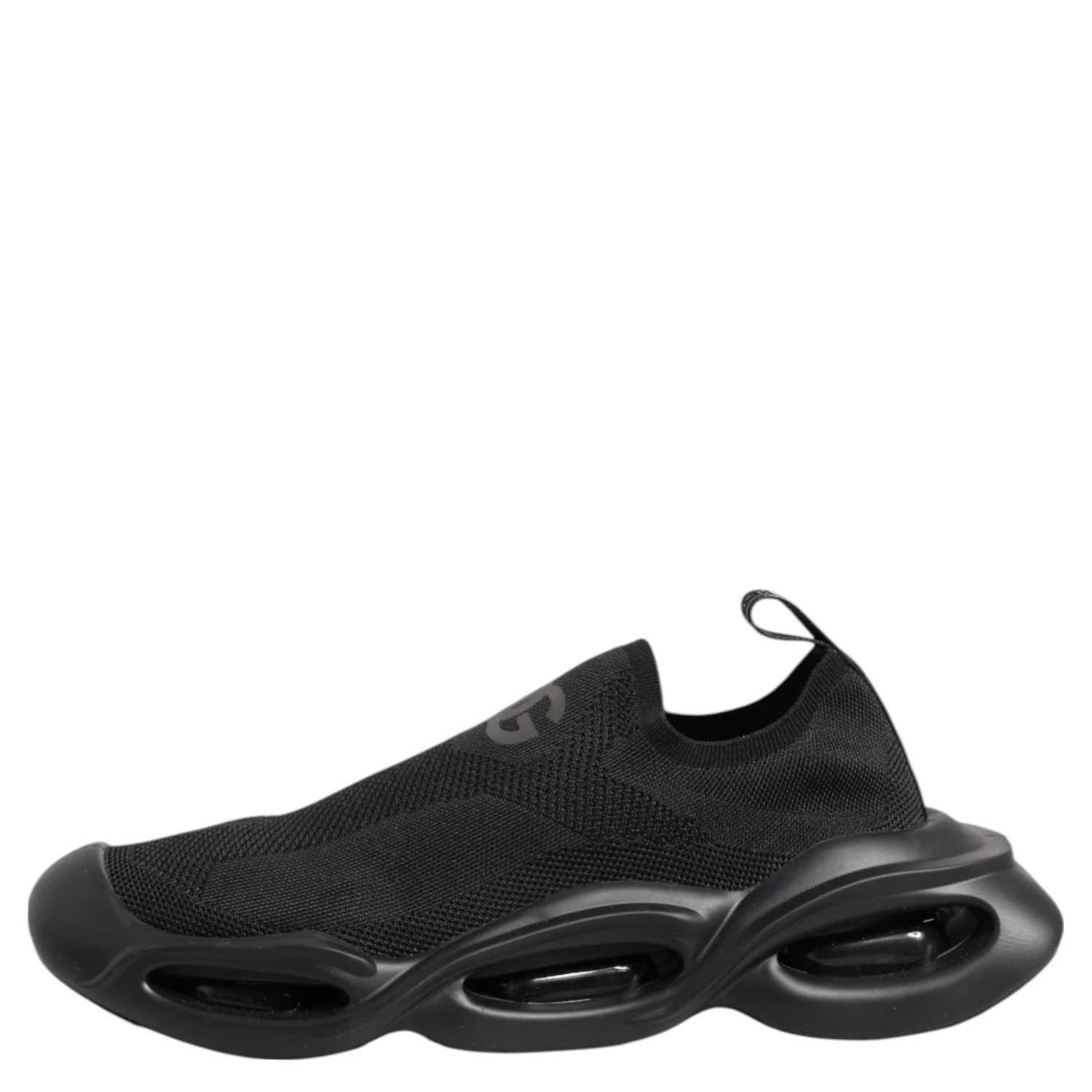 Black Slip On Wave Low Top Sneakers Shoes