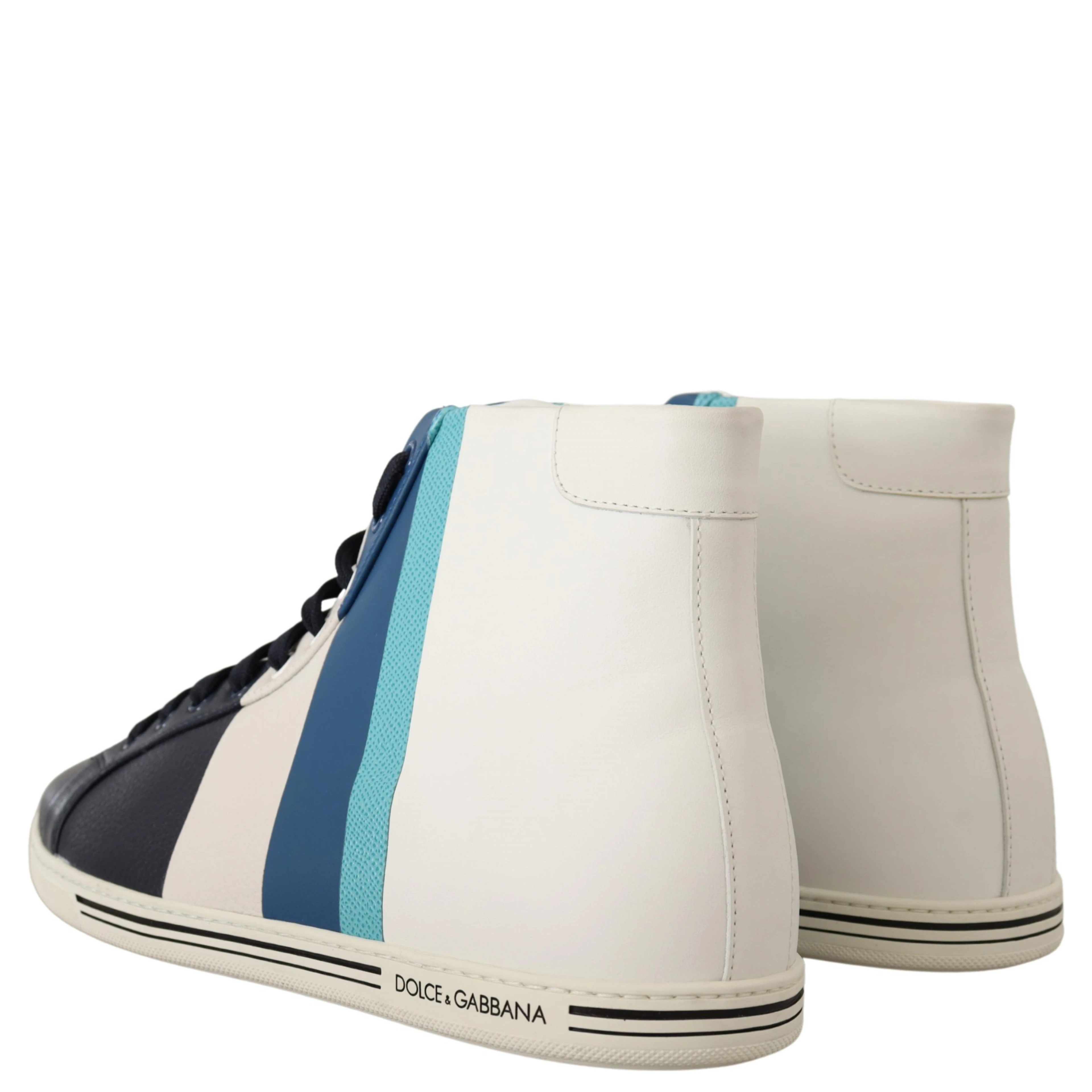 Multicolor Leather Mid Top Sneakers Shoes