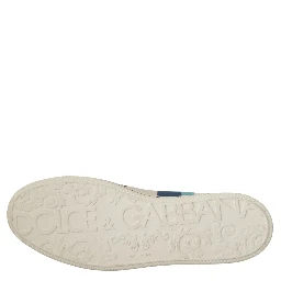 Multicolor Leather Mid Top Sneakers Shoes