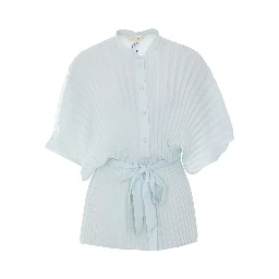 طقم قميصين بلون أزرق فاتح