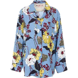 قميص مارني أزرق