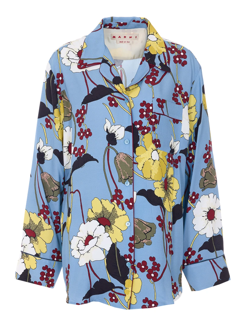 قميص مارني أزرق