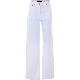 جينز فيرساتشي أبيض