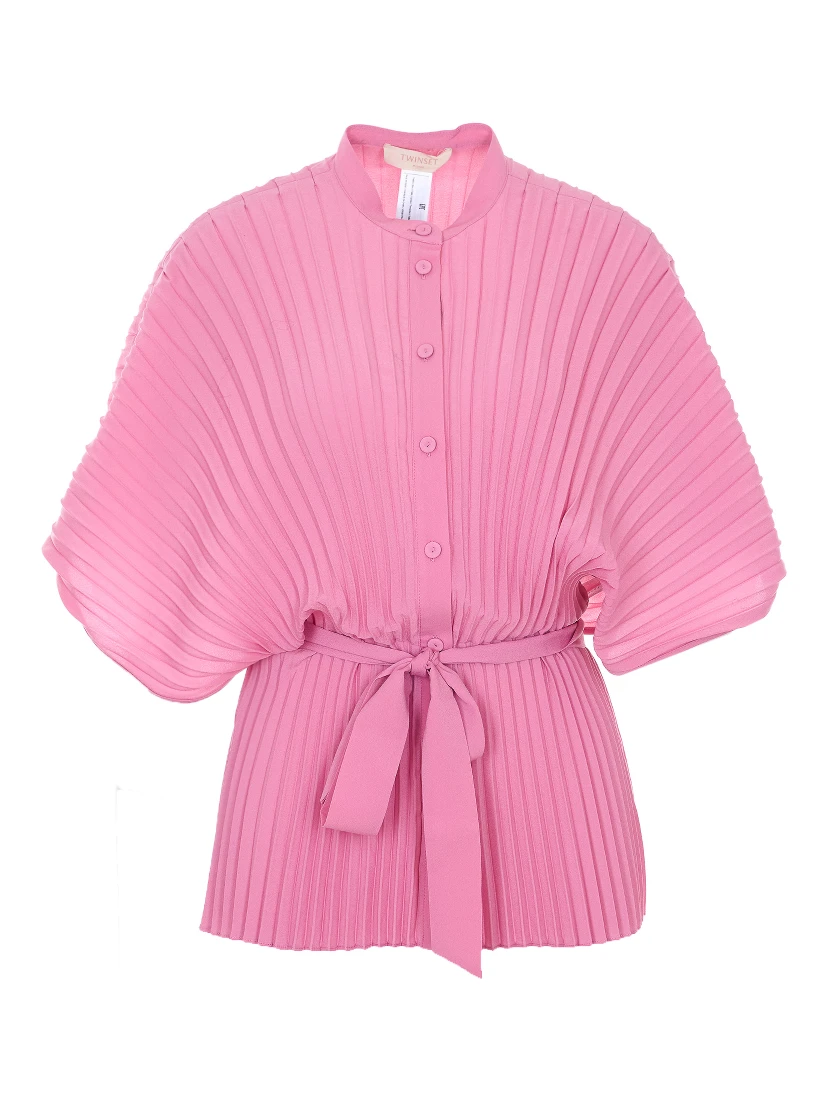 طقم قميص وردي