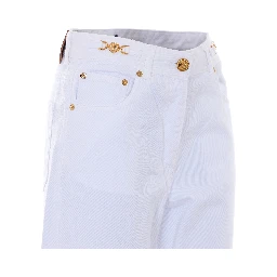 جينز فيرساتشي أبيض