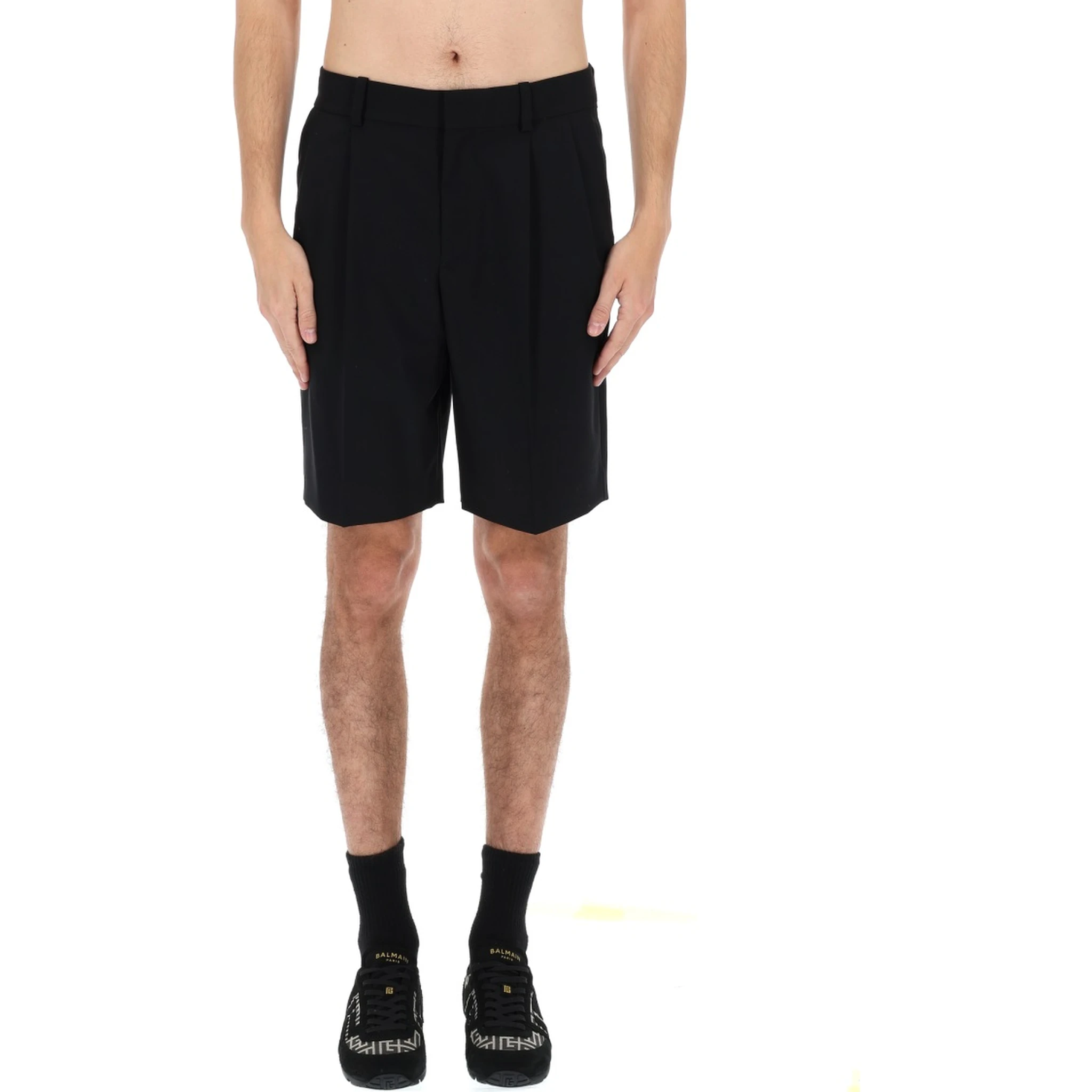 WOOL TAILORED SHORTS
