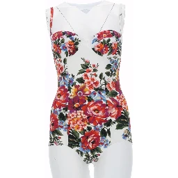 FLORAL PRINT ONE PIECE SWIMSUIT