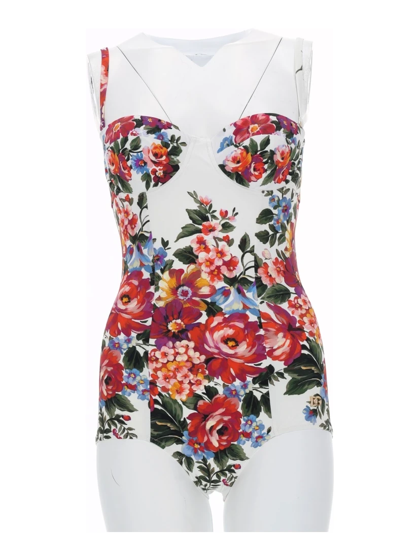 FLORAL PRINT ONE PIECE SWIMSUIT