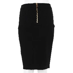 MIDI SKIRT WITH JEWEL BUTTONS