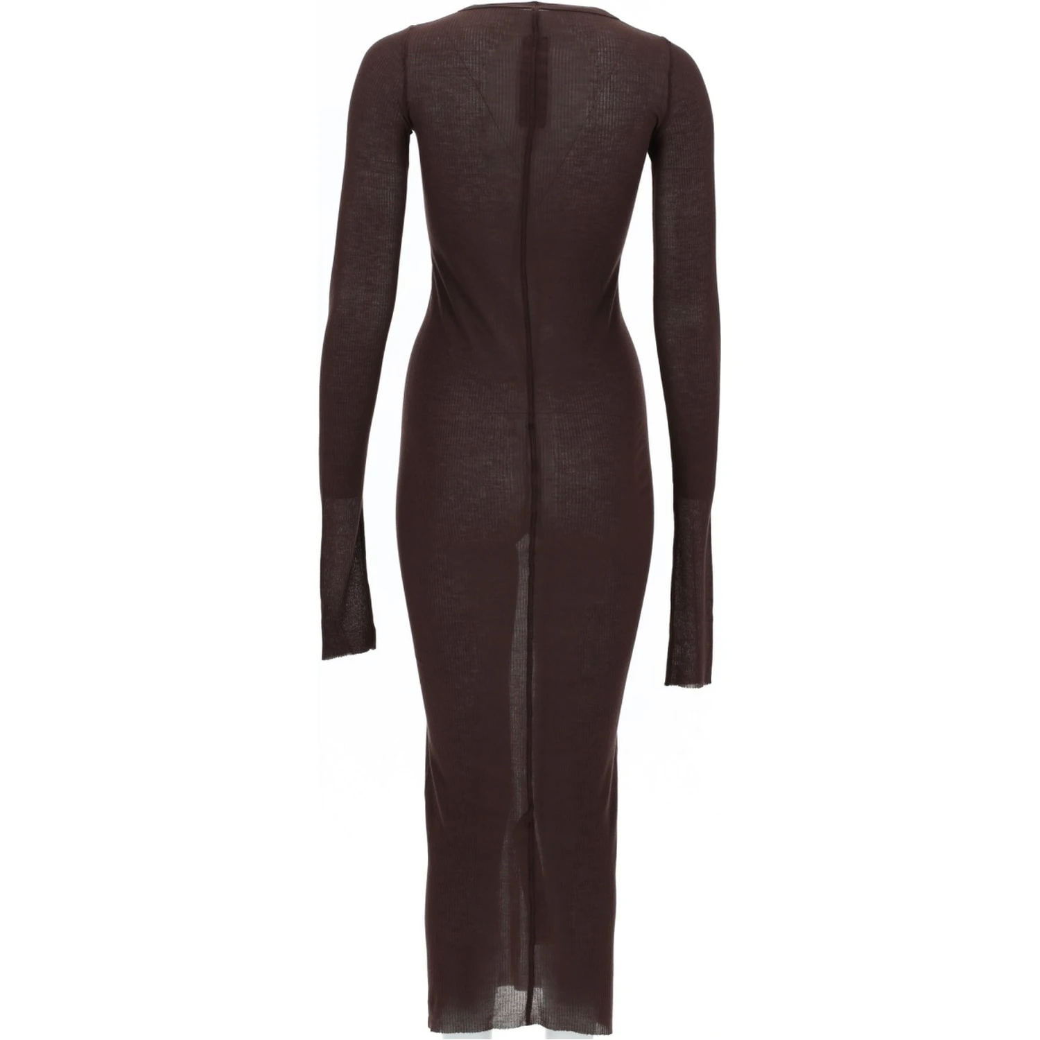 LONG-SLEEVED MIDI DRESS