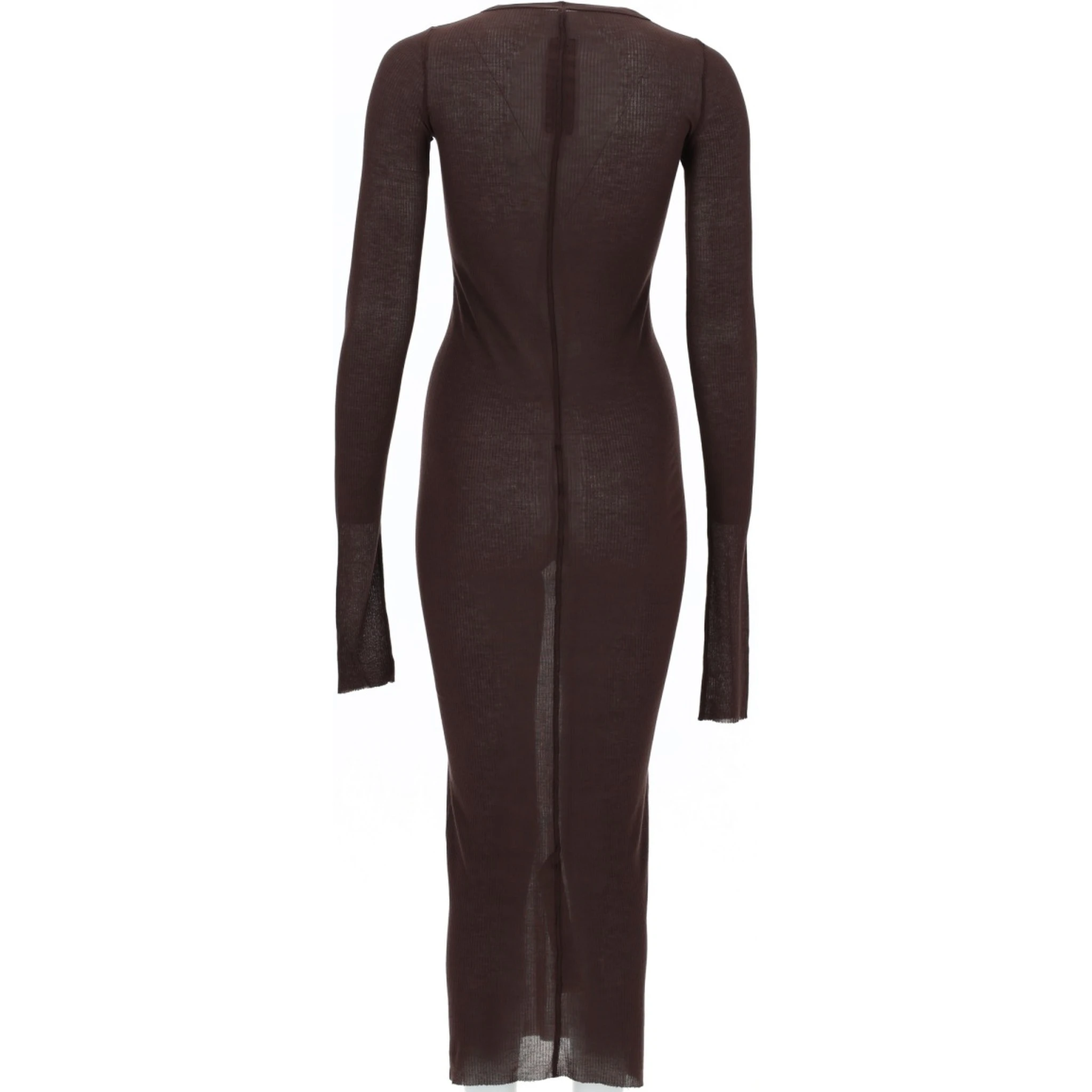 LONG-SLEEVED MIDI DRESS