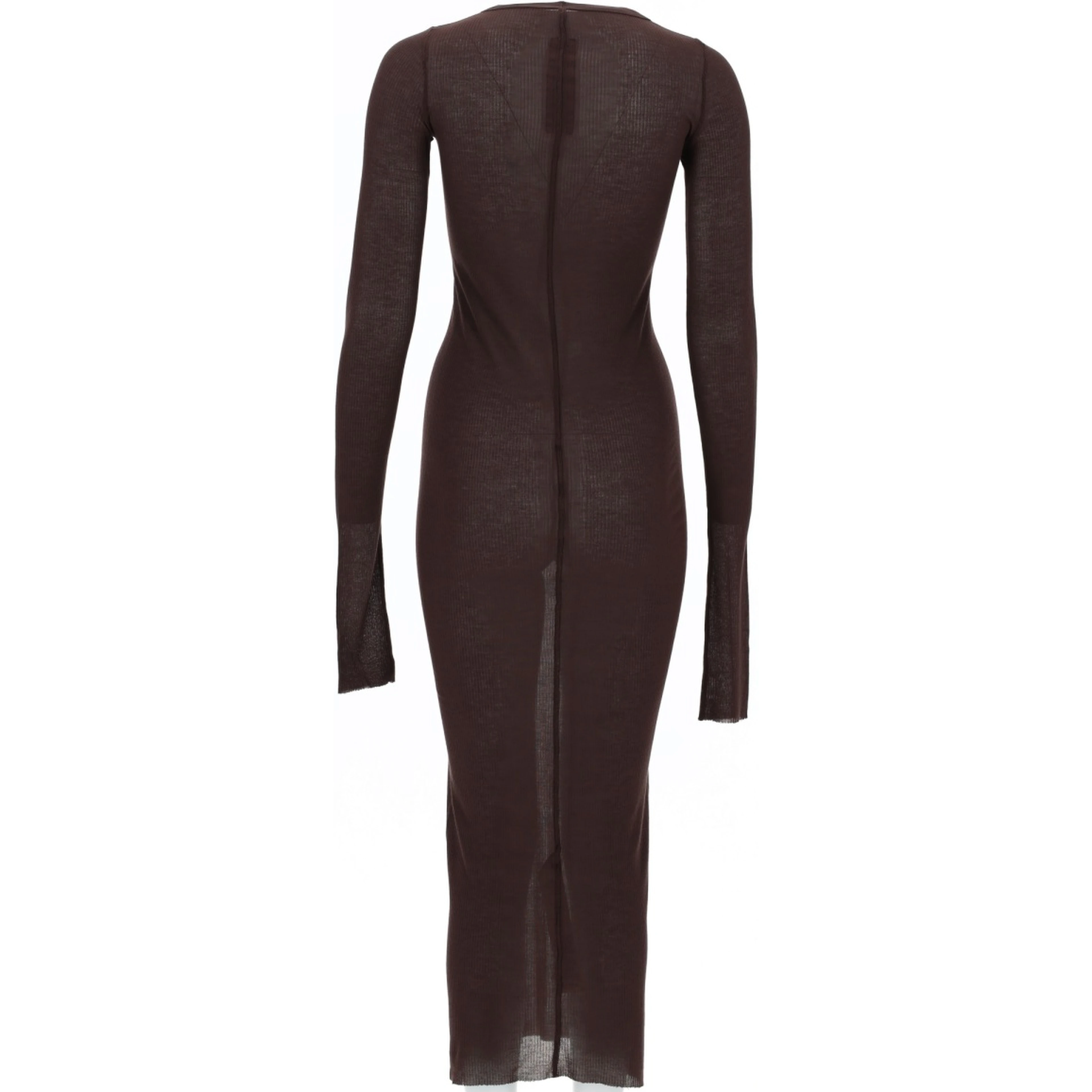 LONG-SLEEVED MIDI DRESS