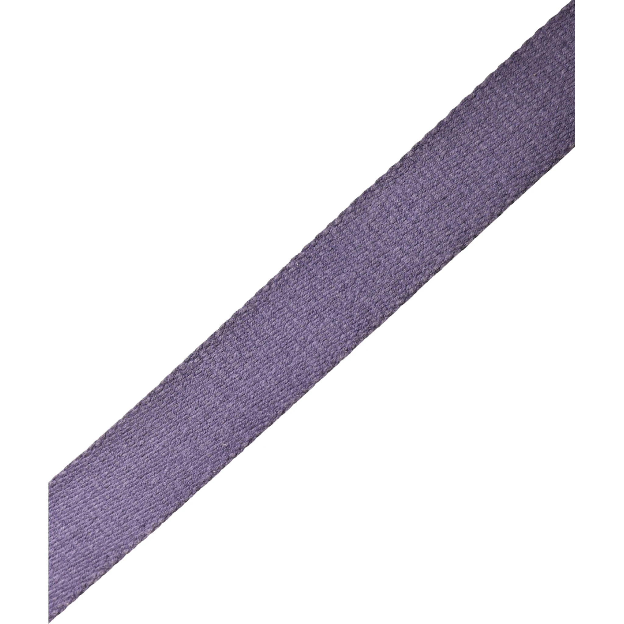 Men Purple Canvas Silver Metal Buckle Belt