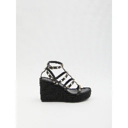Rockstud wedge sandal