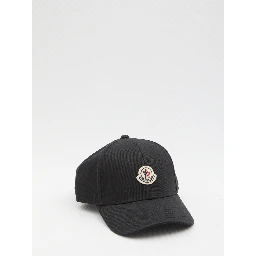 Baseball cap in cotton gabardine