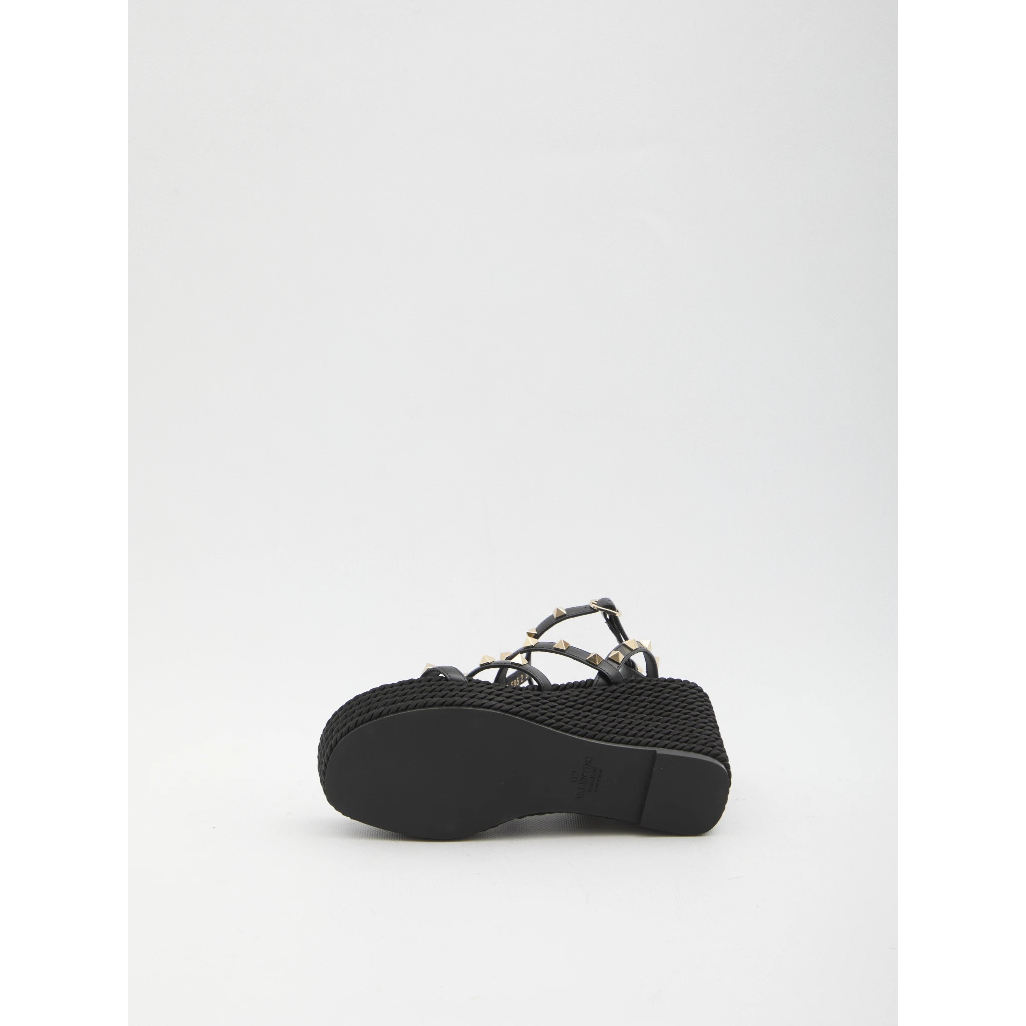 Rockstud wedge sandal