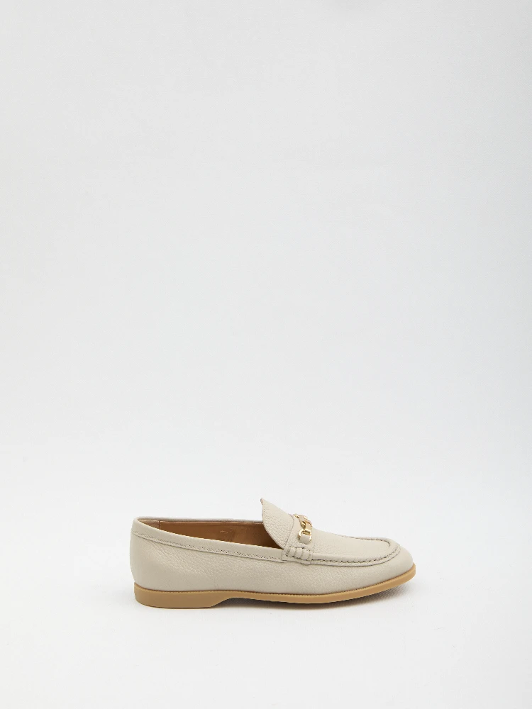 حذاء لوفر من الجلد المطروق