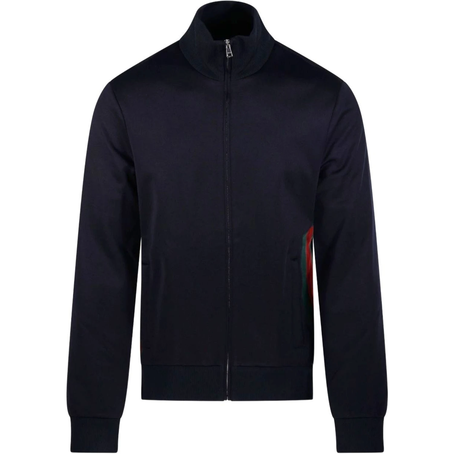 Zippered jacket in jersey with Web details