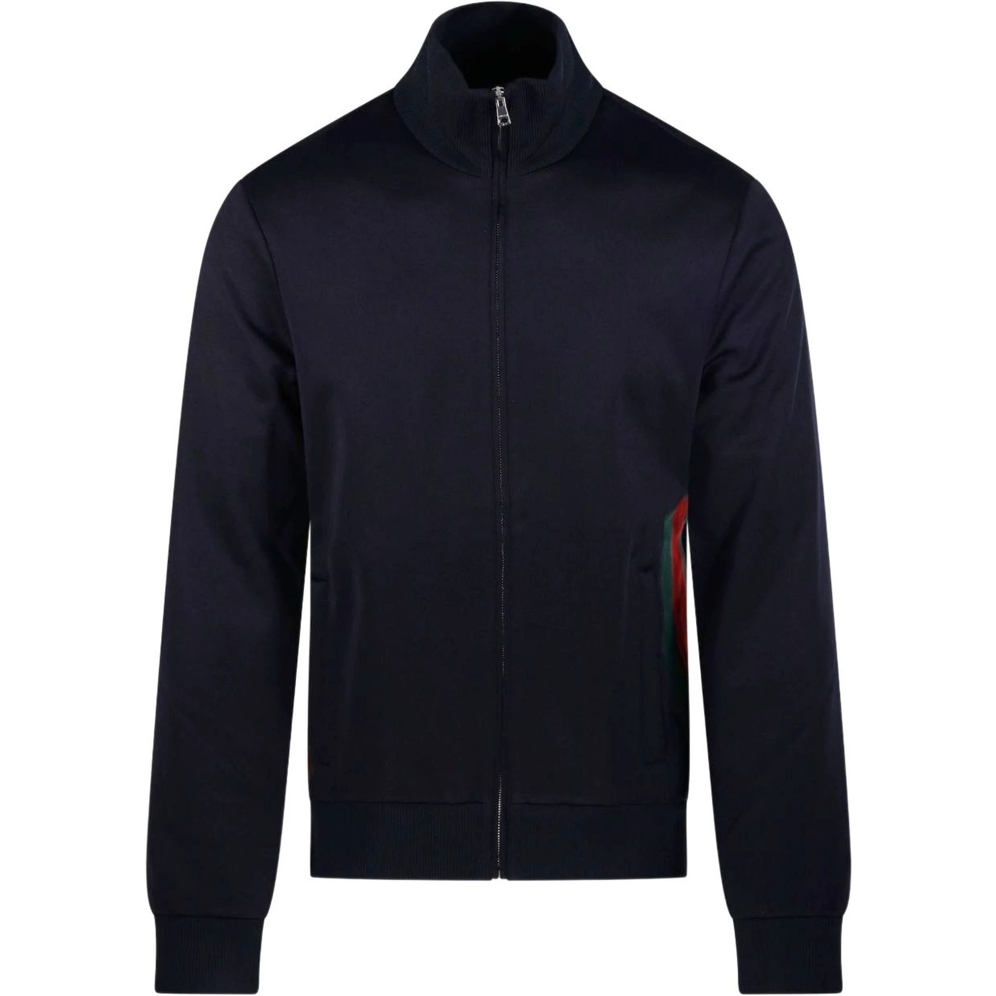 Zippered jacket in jersey with Web details