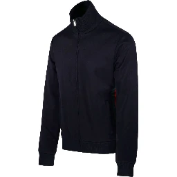 Zippered jacket in jersey with Web details